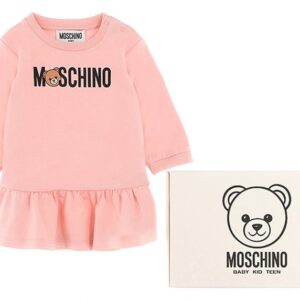 MOSCHINO Girls pink dress