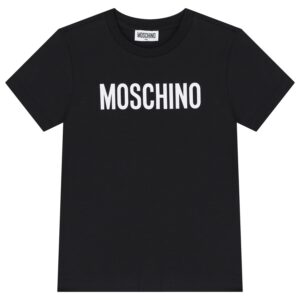 MOSCHINO Black Cotton T-Shirt