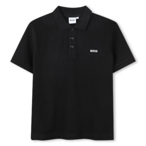 BOSS cotton polo shirt with logo