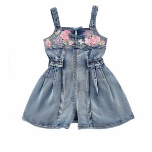 MONNALISA Denim Playsuit