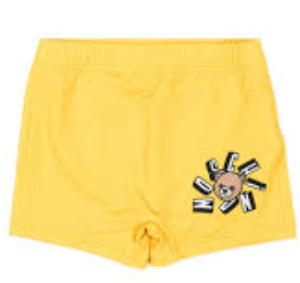MOSCHINO Yellow Swim Trunks