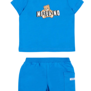 MOSCHINO Brio Bluette T-shirt and shorts gift set